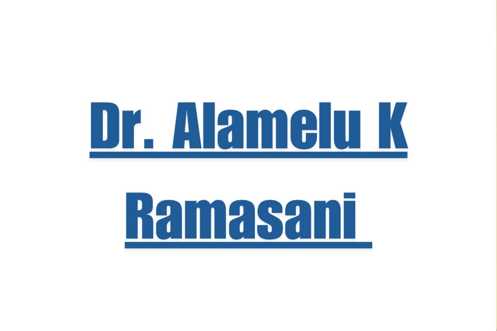 Dr. Alamelu K Ramasani