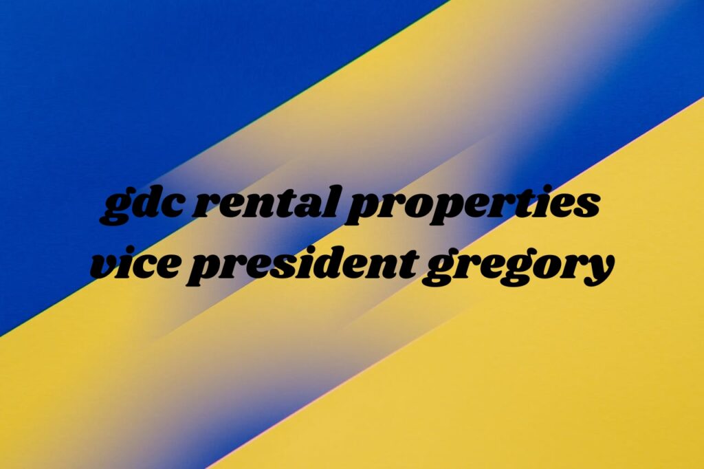 gdc rental properties vice president gregory